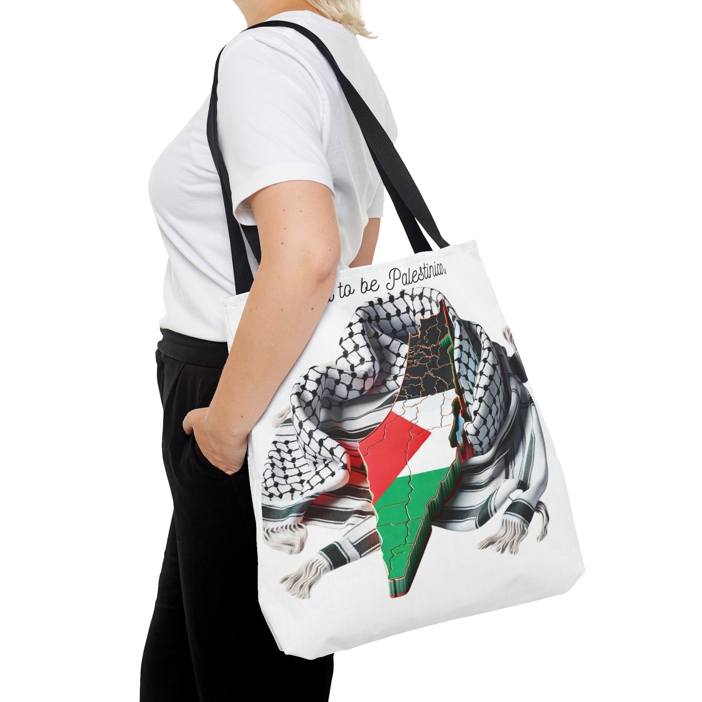 Proud to be Palestanian Tote Bag