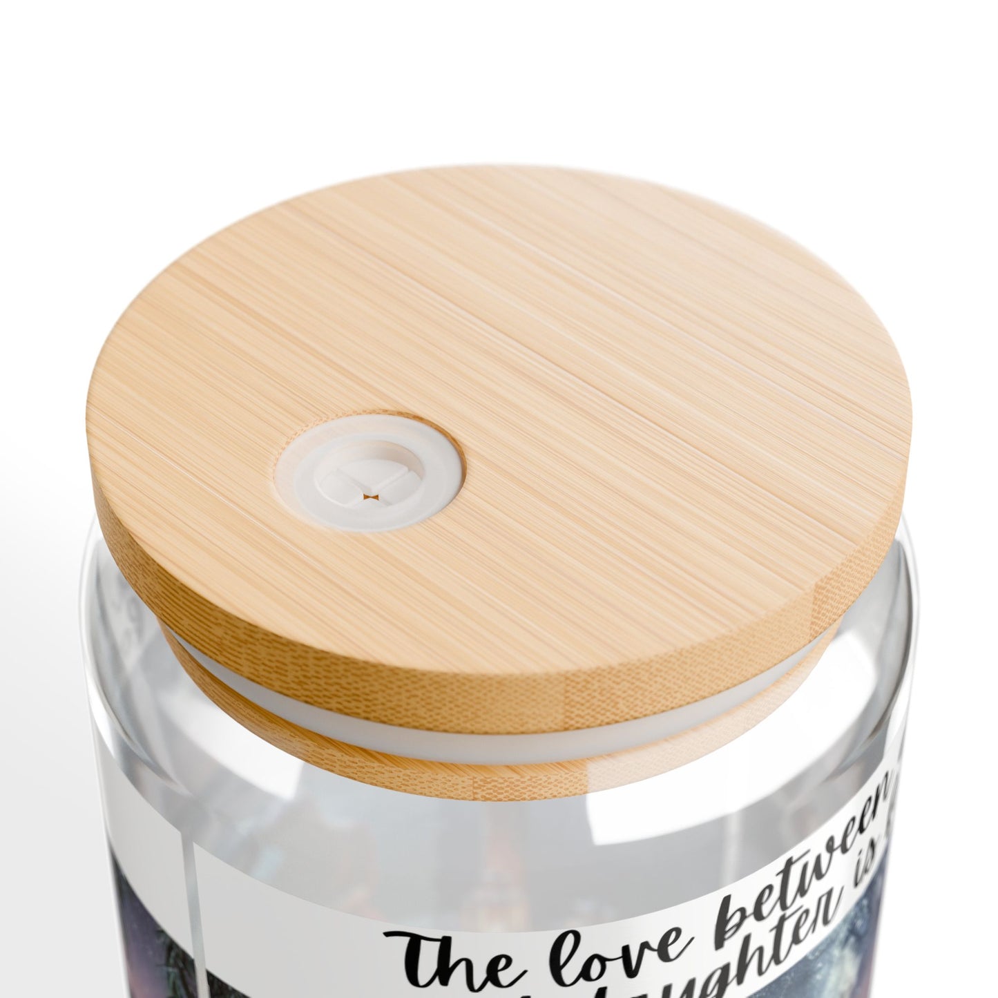 Arab Muslim Mom and Daughter Glass Sipper