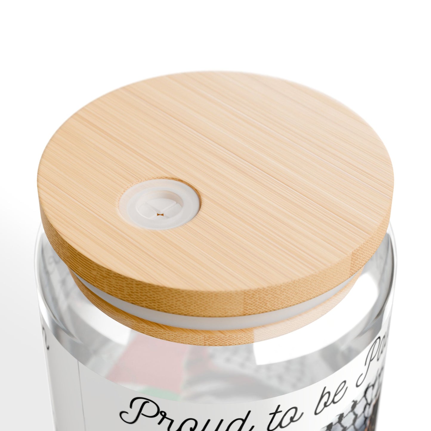 Proud to be Palestinian Glass Sipper