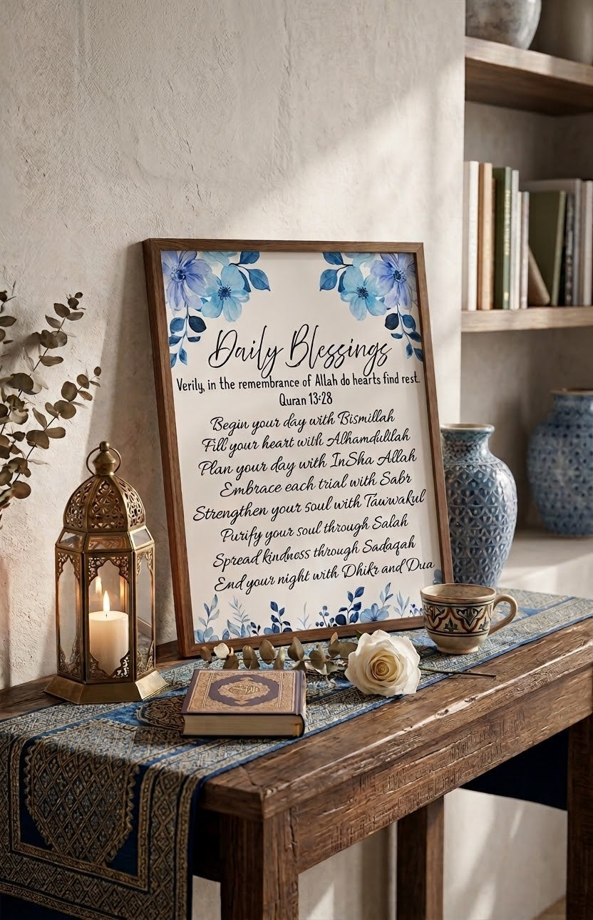 Muslim Daily Blessings Digital Download