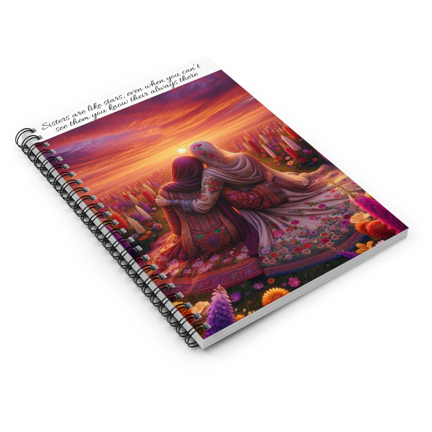 Desi sisters Spiral Notebook