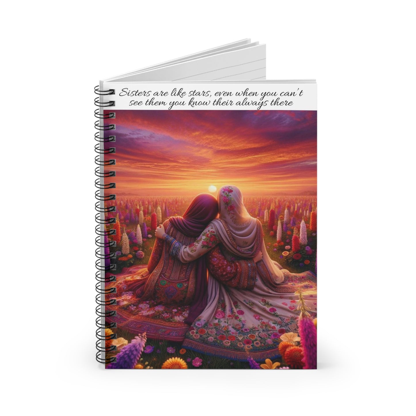 Desi sisters Spiral Notebook