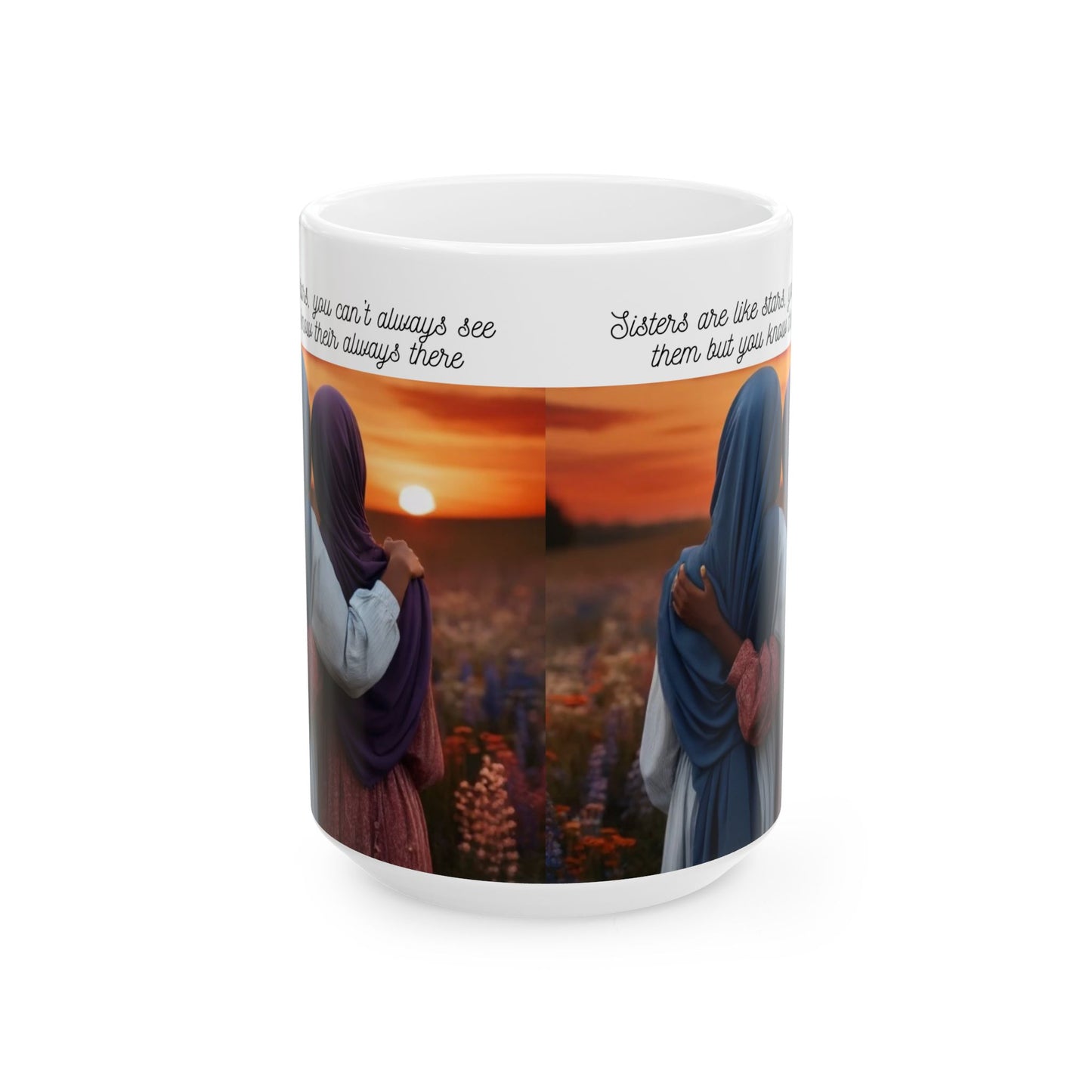 African American Muslim Sisters Coffee Cup