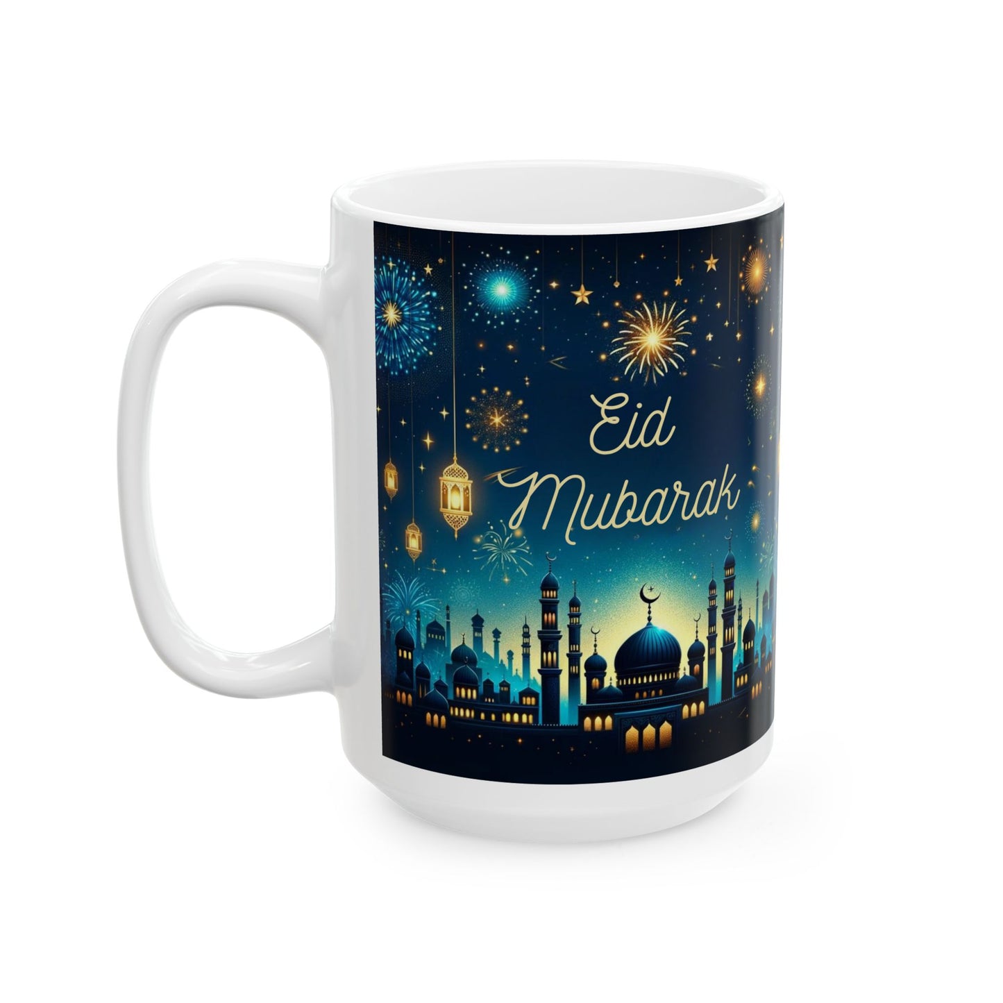 Eid Mubarak Midnight Sky Coffee Cup