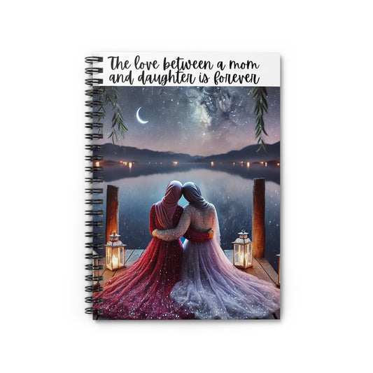 Personalized Arab Mom and Daughter  Notebook