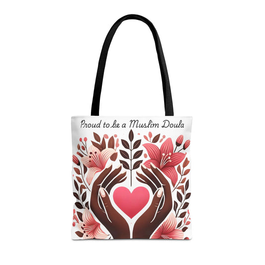 Customized African American Muslim Healthcare Worker Tote Bag