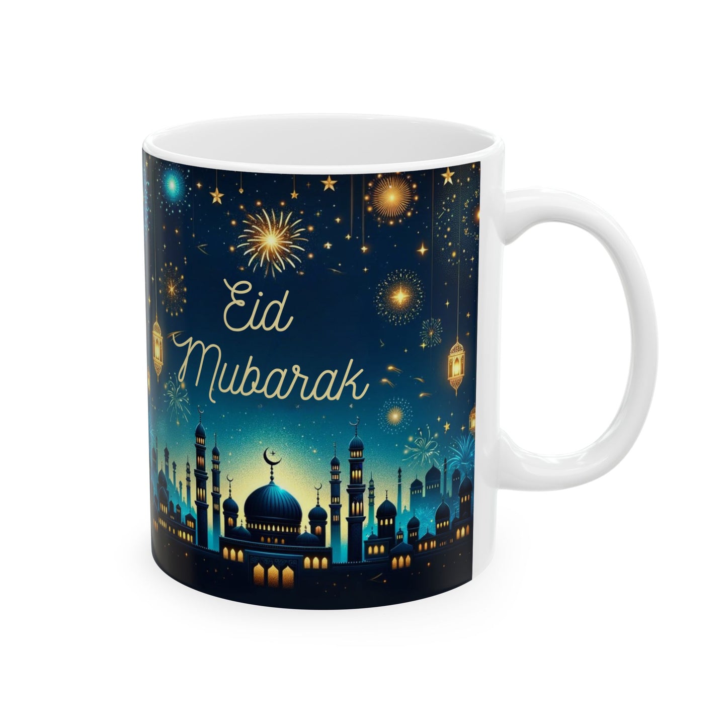 Eid Mubarak Midnight Sky Coffee Cup