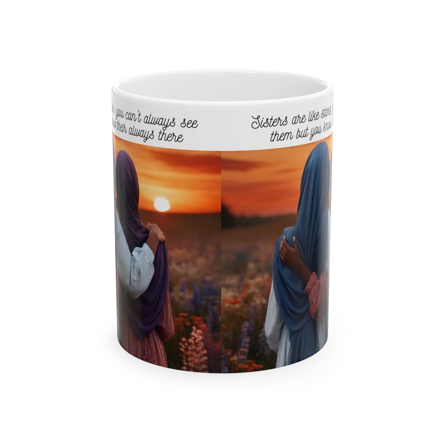African American Muslim Sisters Coffee Cup