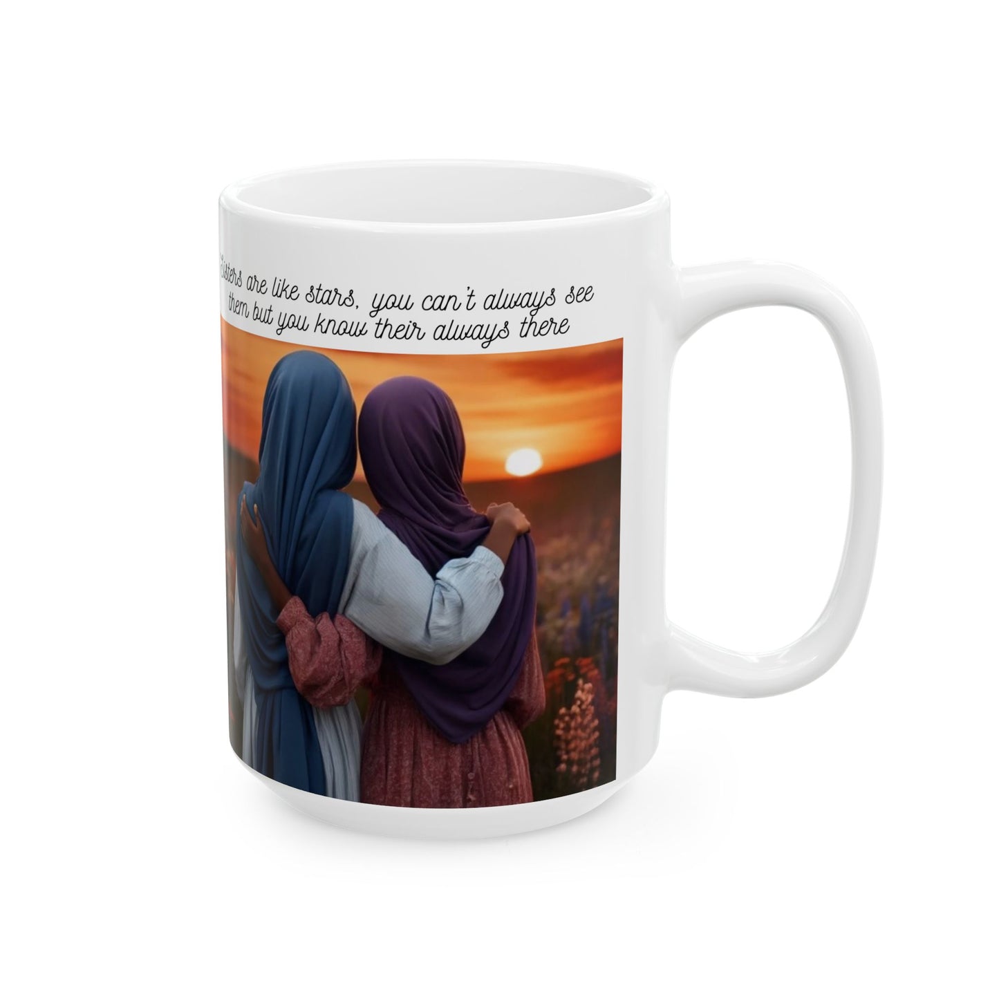 African American Muslim Sisters Coffee Cup