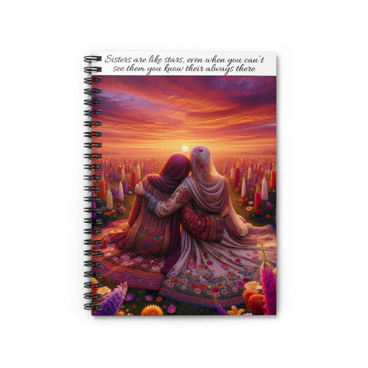 Desi sisters Spiral Notebook