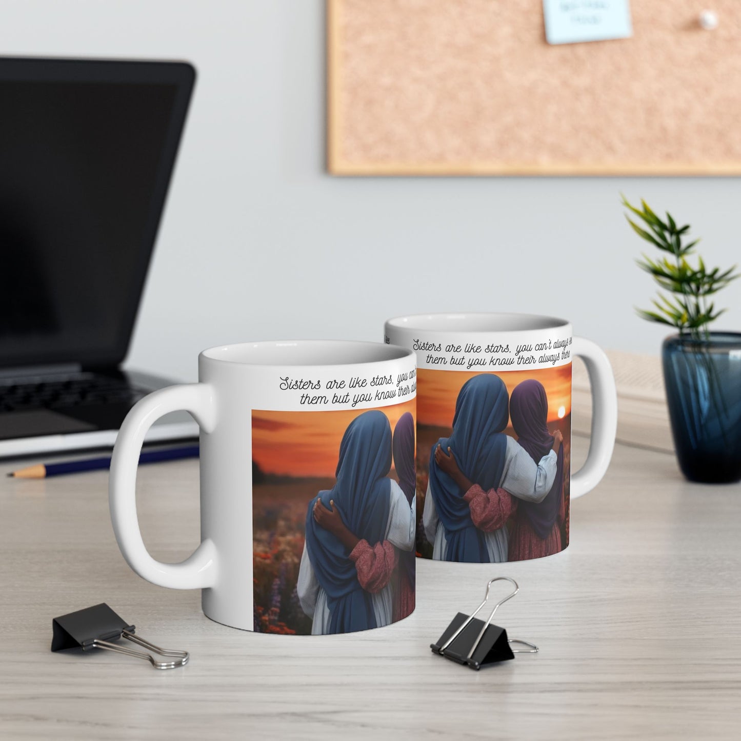 African American Muslim Sisters Coffee Cup