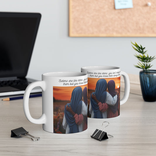 African American Muslim Sisters Coffee Cup