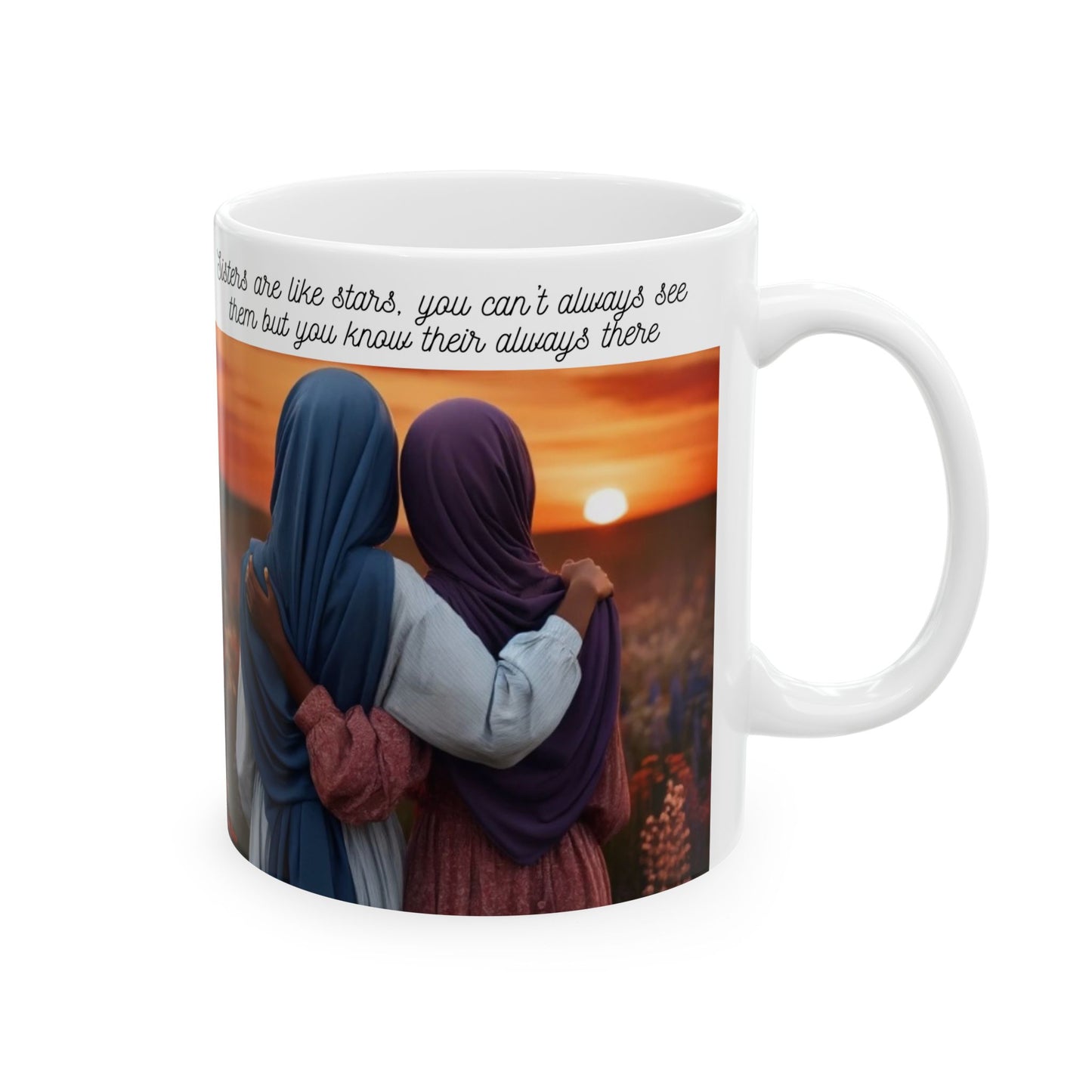African American Muslim Sisters Coffee Cup