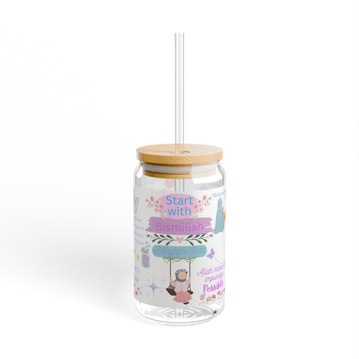 Start with Bismillah Sipper Glass