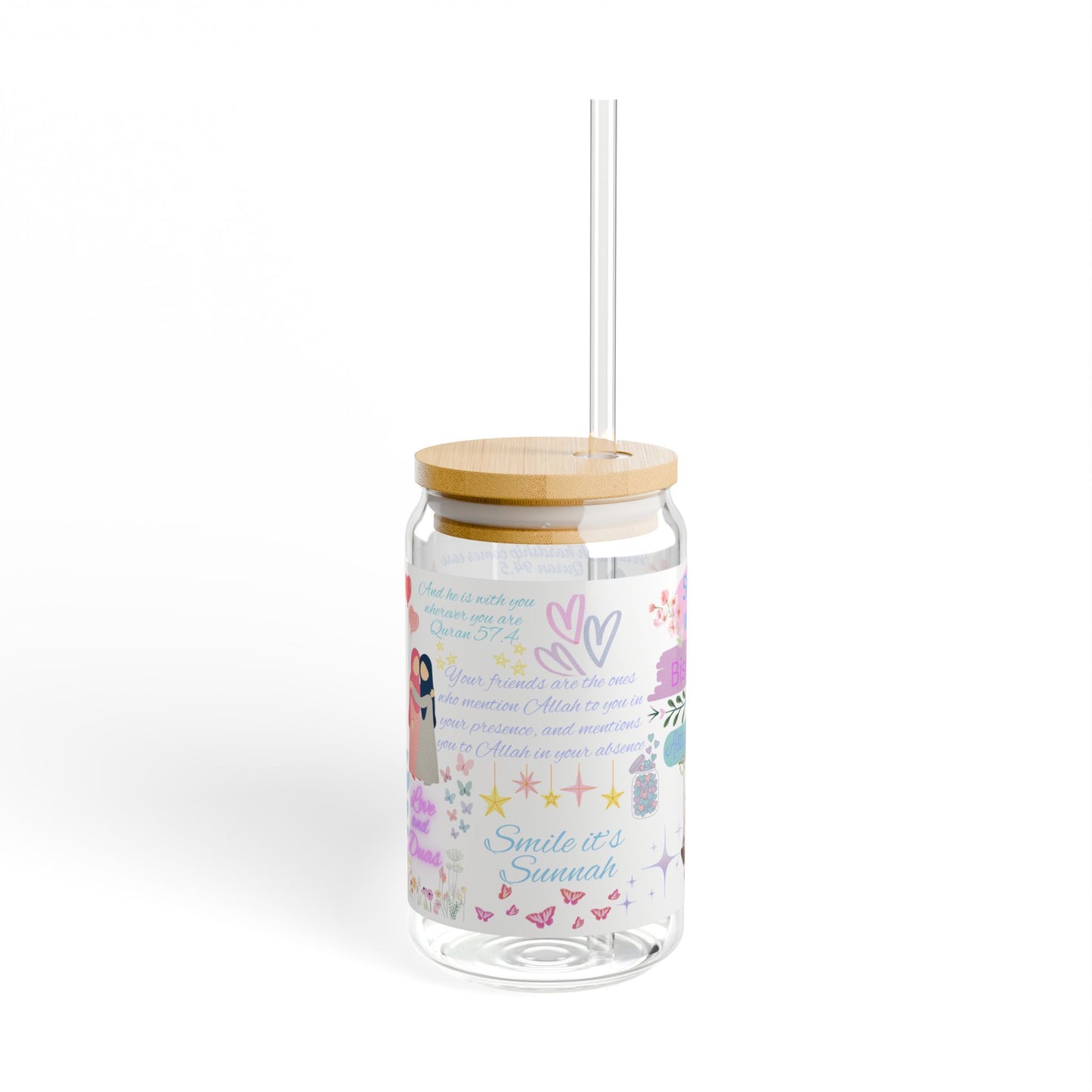 Start with Bismillah Sipper Glass