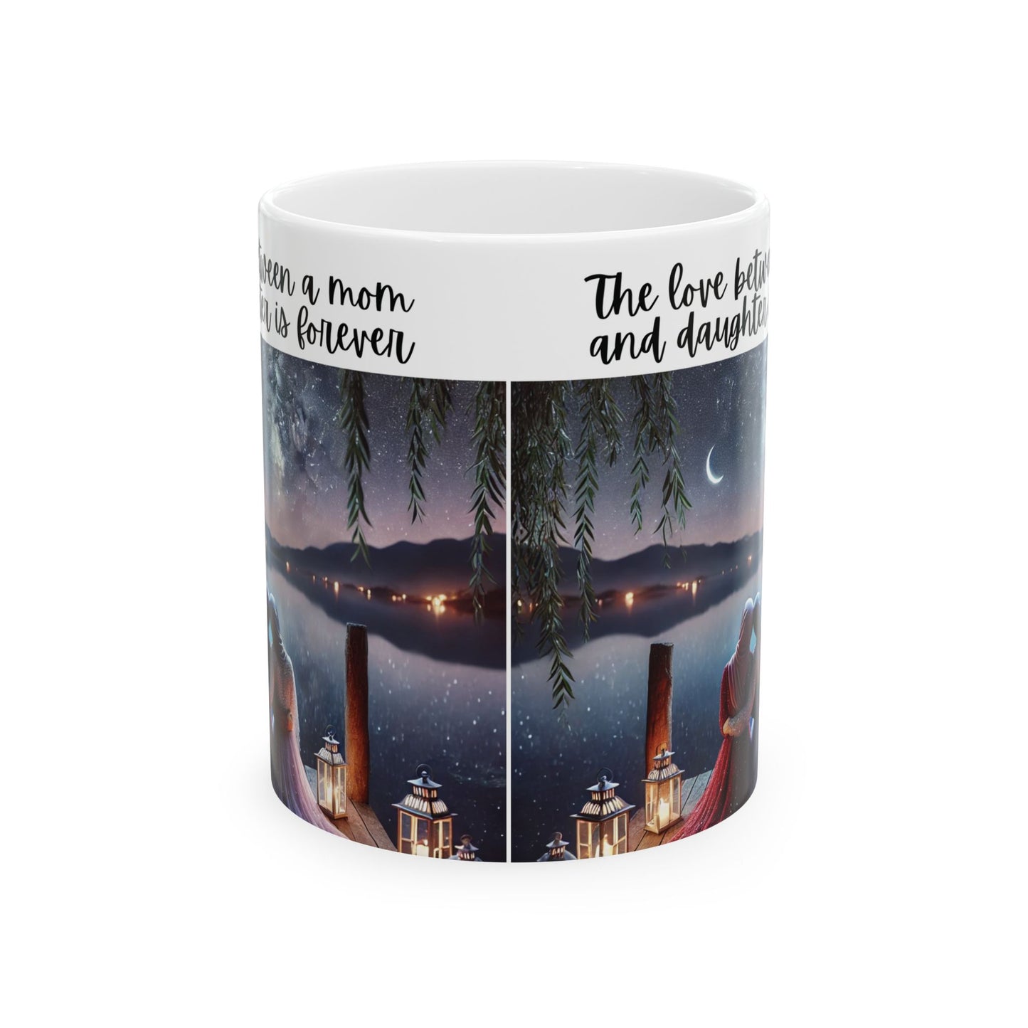 Arab Muslim Mom and Daughter Coffee Cup