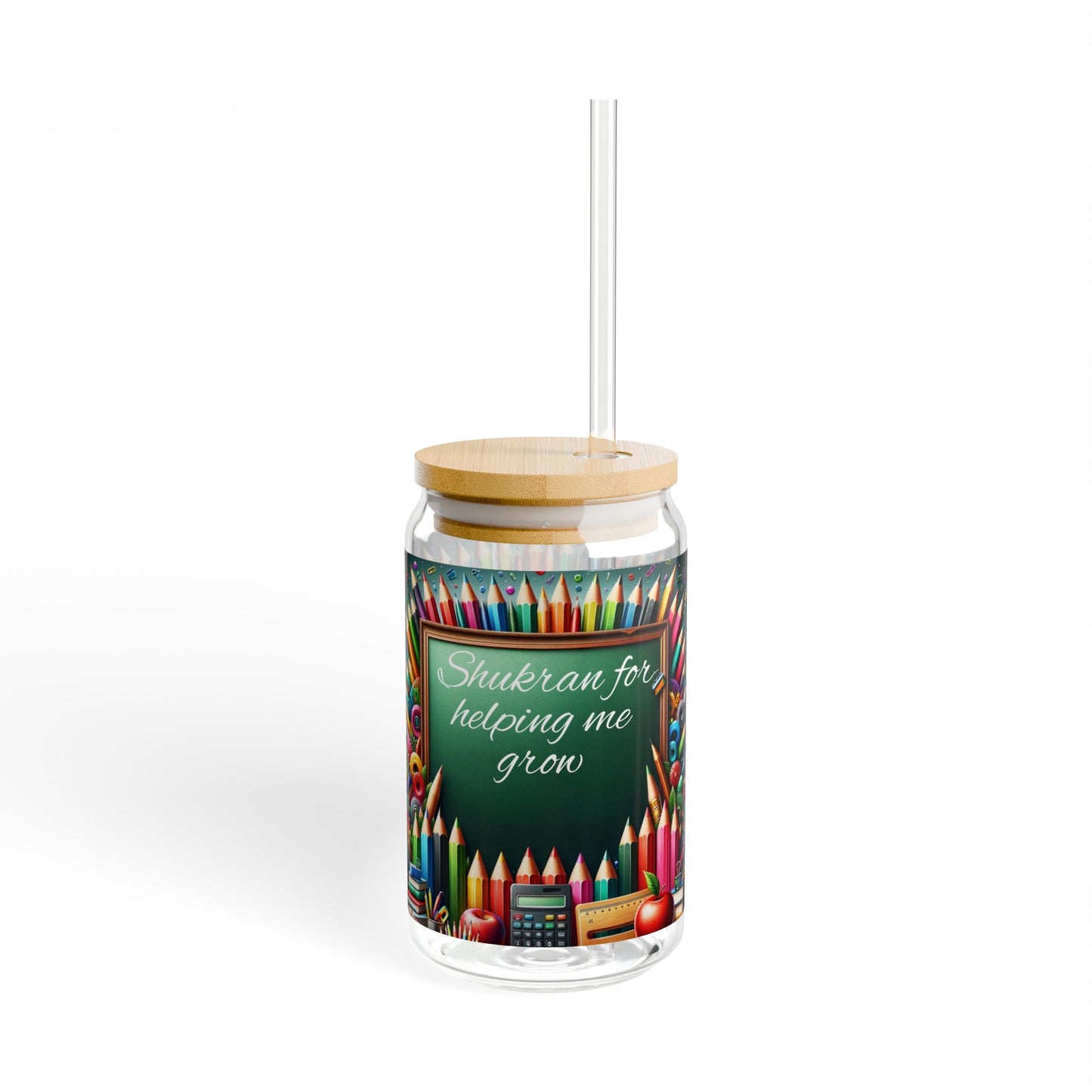 Teacher Appreciation Glass Sipper