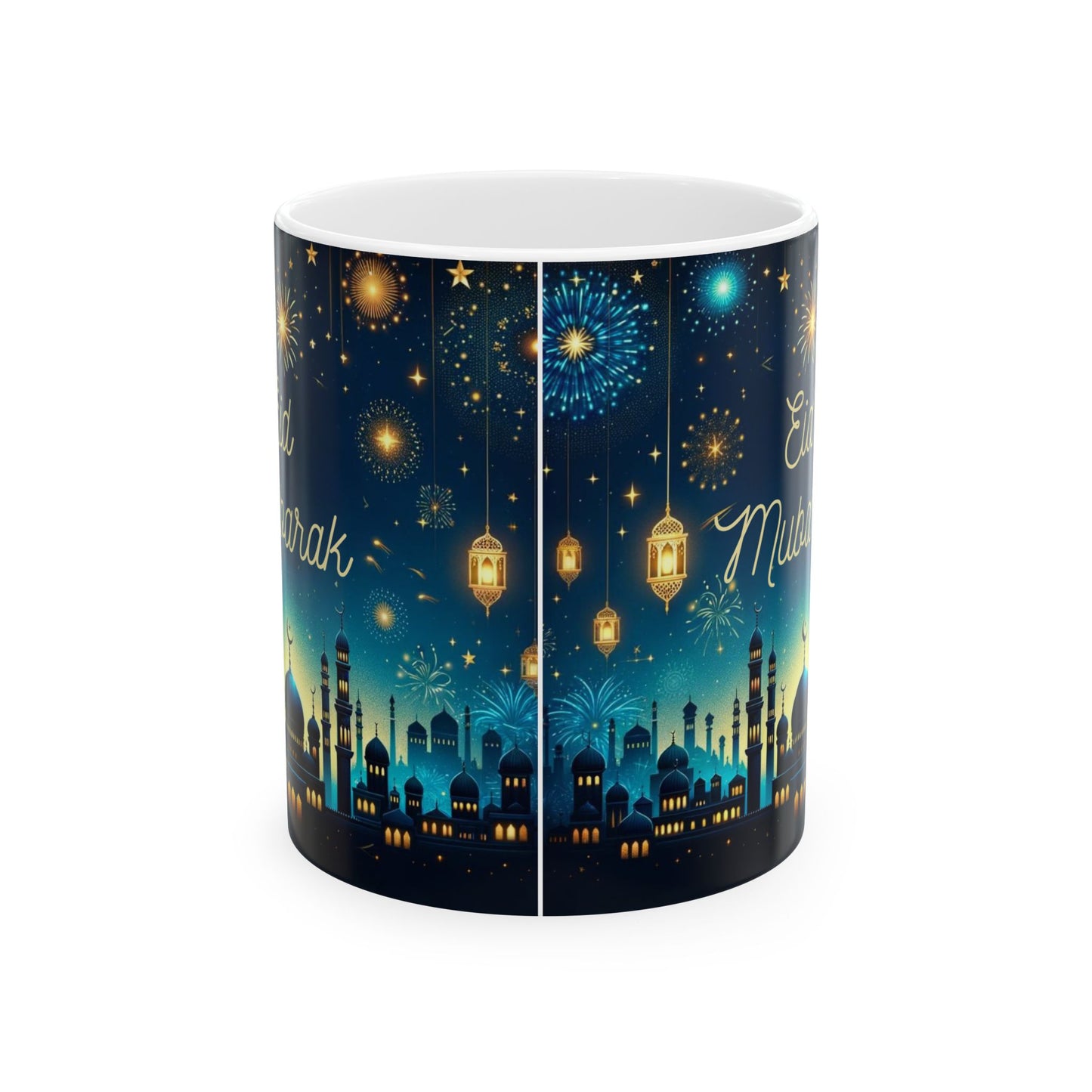 Eid Mubarak Midnight Sky Coffee Cup