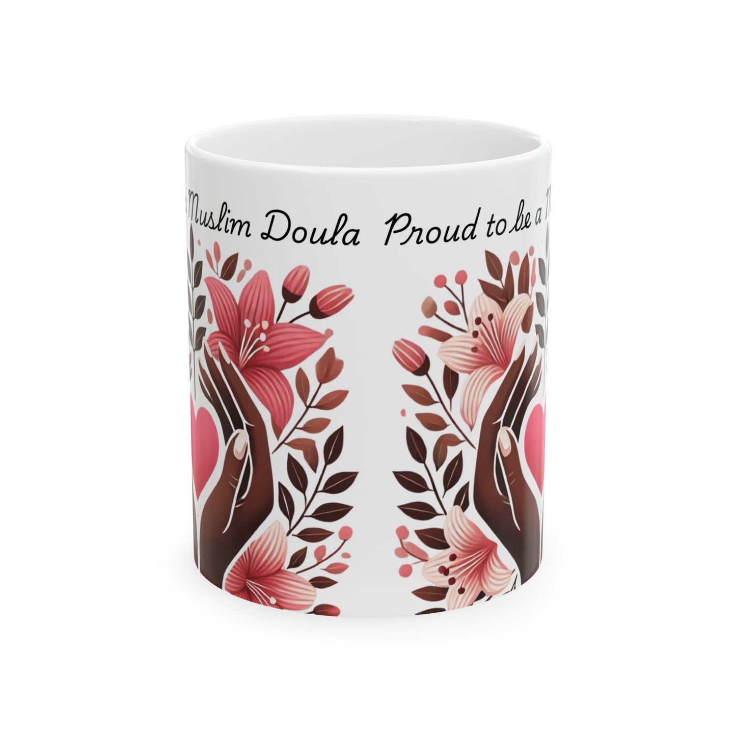 Customized African American Muslim Healthcare Worker Coffee Cup