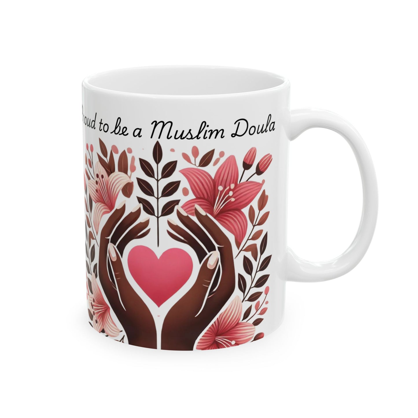 Customized African American Muslim Healthcare Worker Coffee Cup