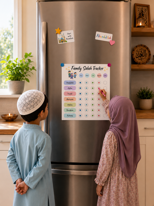 Family Salah Tracker Digital Download